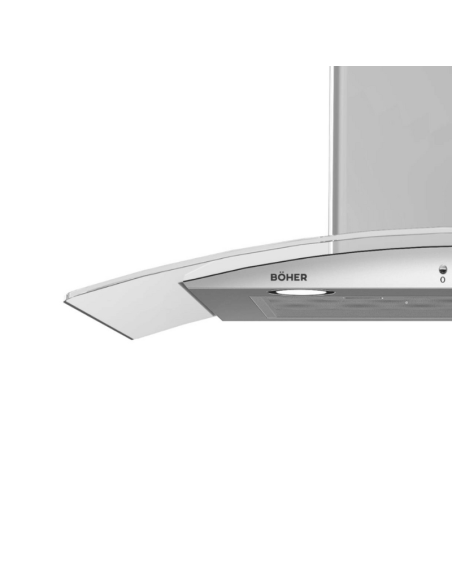 CAMPANA BÖHER BO-CA2003A-70 60CM CURVA INOXIDABLE