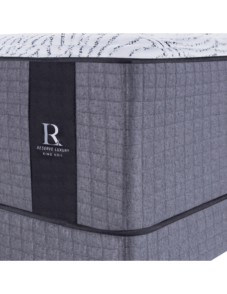 COLCHÓN LEXINGTON GRIS + SOMMIER RESERVE LUXURY KING KOIL RESORTES 180X200