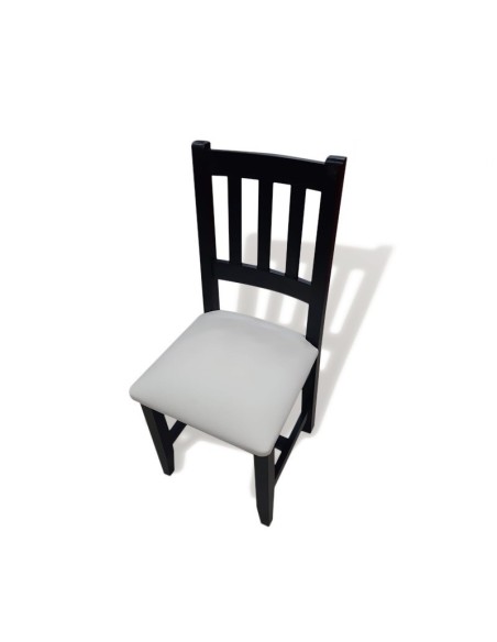 SILLAS FRANCESCA TAPIZADAS CHENILLE WENGUE