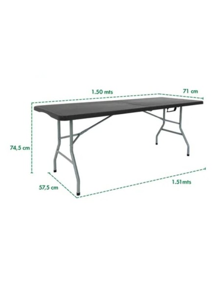 MESA DE PICNIC PLEGABLE 150X70