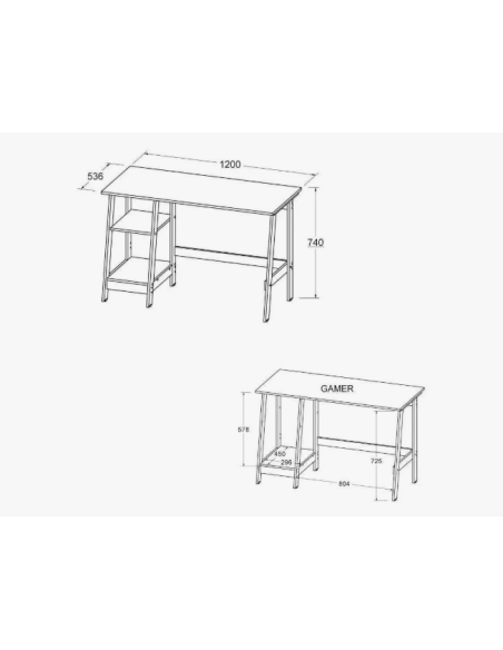 ESCRITORIO DITALIA MC-190 BLANCO