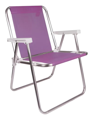 SILLÓN SOL ALUMINIO LILA