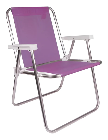 SILLÓN SOL ALUMINIO LILA