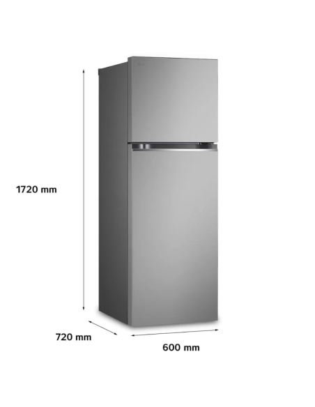 HELADERA LG VT34BPY NF DOOR COOLING SILVER 360LT