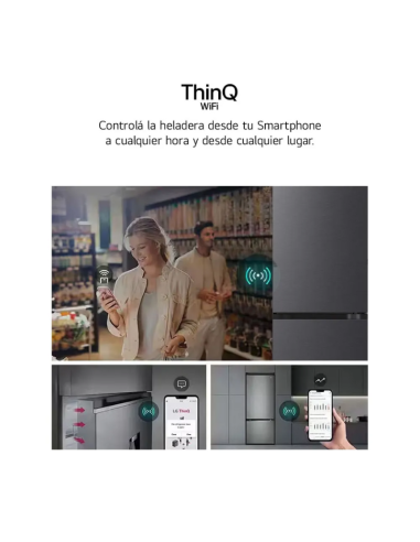 HELADERA LG VB33BPY DOOR COOLING SMART INVERTER...