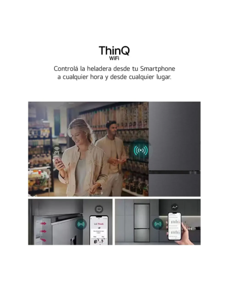 HELADERA LG VB33BPY DOOR COOLING SMART INVERTER 335LT