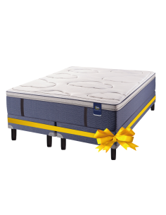 COLCHÓN + SOMMIER SERTA PENSILVANIA RESORTES TEJIDO DE...