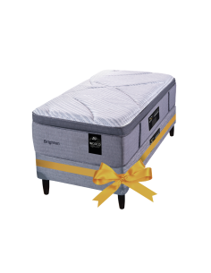 COLCHÓN + SOMMIER KING KOIL BRIGHTON RESORTES TEJIDO...