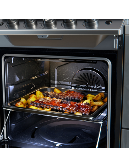 COCINA DREAN CD5617AI0 MULTIGAS INOX CON TAPA 56CM