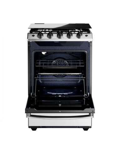 COCINA DREAN CD5617AI0 MULTIGAS INOX CON TAPA 56CM