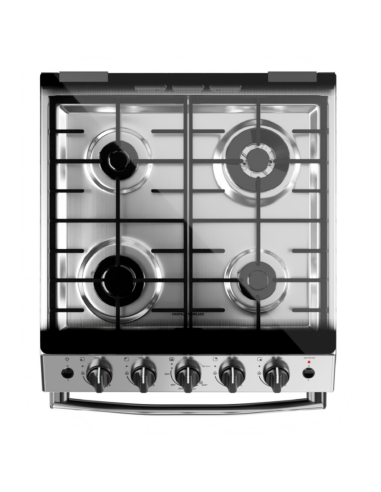 COCINA DREAN CD5617AI0 MULTIGAS INOX CON TAPA 56CM