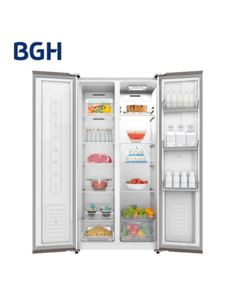 HELADERA BGH SBS BRS400I1A INVERTER NO FROST INOX 397LT