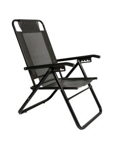 REPOSERA DESCANSAR PLEGABLE BLACK CAÑO ALUMINIO 80040 5...