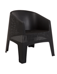 SILLÓN IBIZA GARDENLIFE F795001 RATAN NEGRO