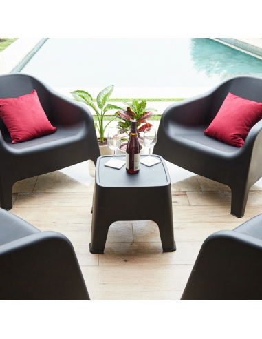 SILLÓN SKARPO GARDENLIFE JARDÍN GALERÍA NEGRO