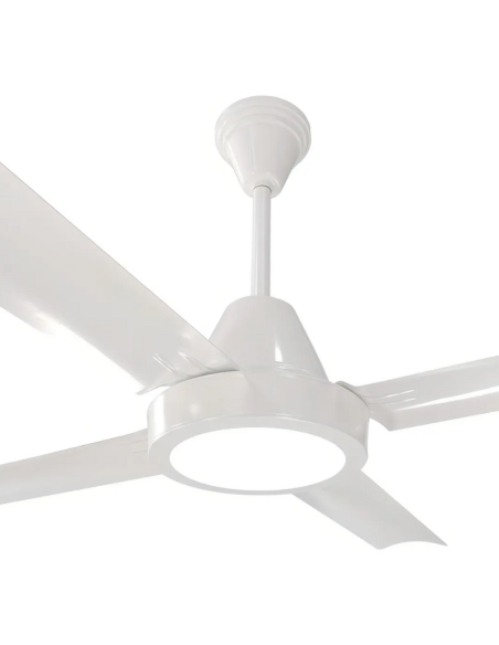 VENTILADOR DE TECHO BOHER 030113 4 PALAS CON CONTROL REMOTO BLANCO