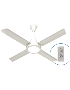 VENTILADOR DE TECHO BOHER 030113 4 PALAS CON CONTROL...