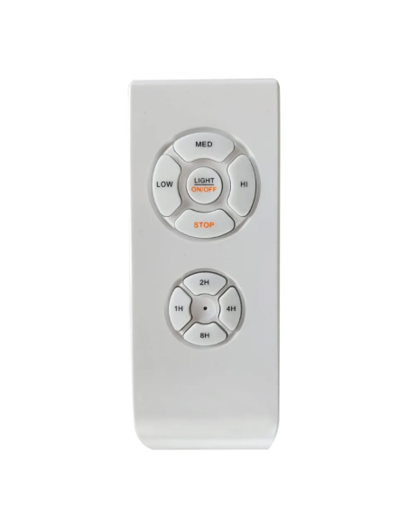 VENTILADOR DE TECHO BOHER 030113 4 PALAS CON CONTROL REMOTO BLANCO