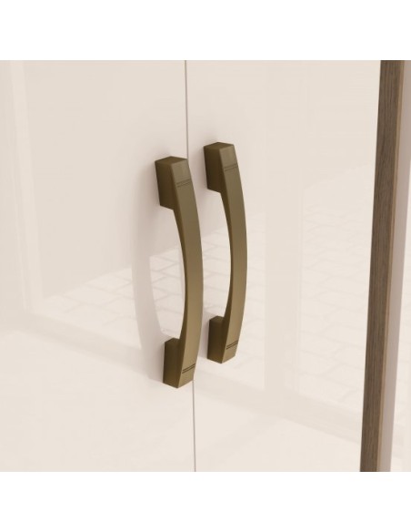 ARMARIO MULTIUSO MARGARIDA RÚSTICO/OFF WHITE 2 PUERTAS