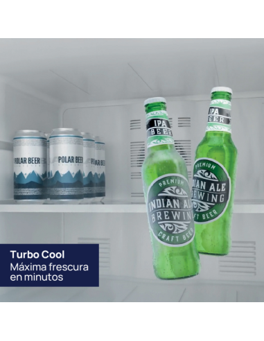 HELADERA DREAN NO FROST RDP410ZRT GRAFITO 415LT