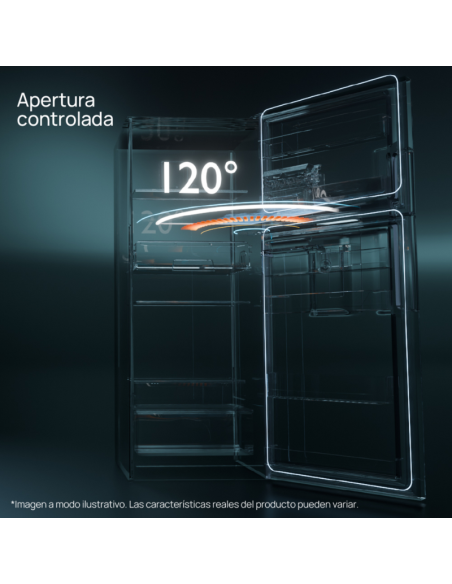 HELADERA DREAN NO FROST RDP410ZRT GRAFITO 415LT