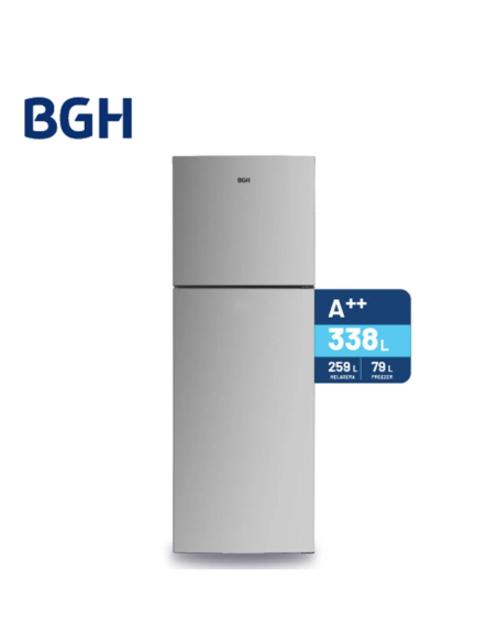 HELADERA BGH TOP MOUNT BRT330I1A INV NO FROST 338LT