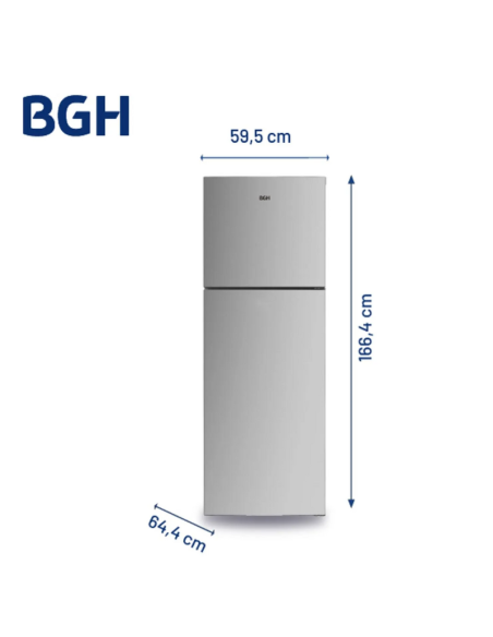 HELADERA BGH TOP MOUNT BRT330I1A INV NO FROST 338LT