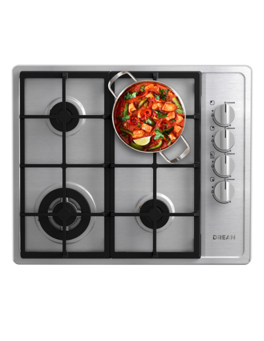 ANAFE A GAS DREAN AGDR60EIA1 60CM INOXIDABLE