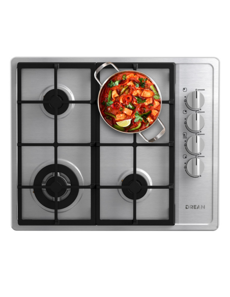 ANAFE A GAS DREAN AGDR60EIA1 60CM INOXIDABLE