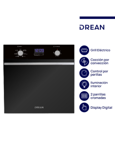 HORNO ELÉCTRICO DREAN DIGITAL HEDR600CI 60cm