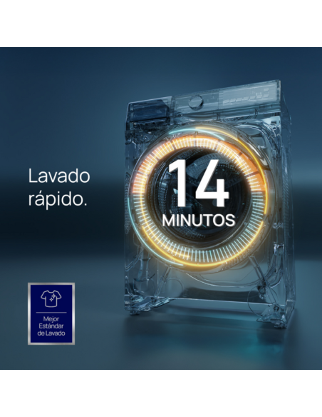 LAVARROPAS AUTOMÁTICO DREAN LFDR0914ISG0 INVERTER GRIS 9KG