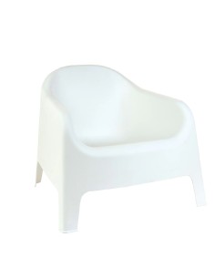 SILLÓN SKARPO GARDENLIFE JARDÍN PARA GALERÍA BLANCO