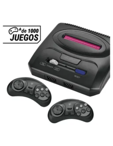 CONSOLA RETRO LEVEL UP SUPER MINI DRIVE +1000...