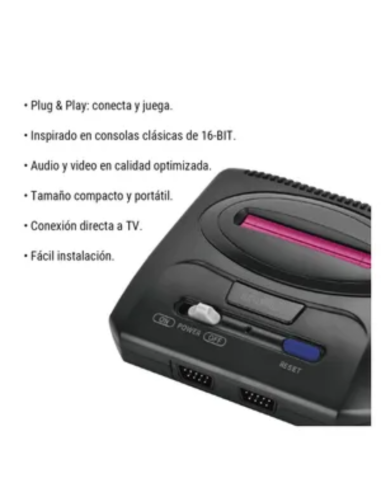 CONSOLA RETRO LEVEL UP SUPER MINI DRIVE +1000...