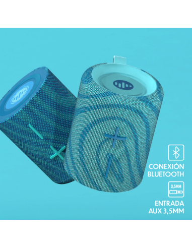 PARLANTE PORTÁTIL TWIN 2 LIGHT BLUE