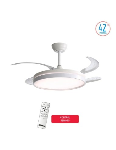 VENTILADOR DE TECHO LILIANA CON LUZ LED VTHB603...