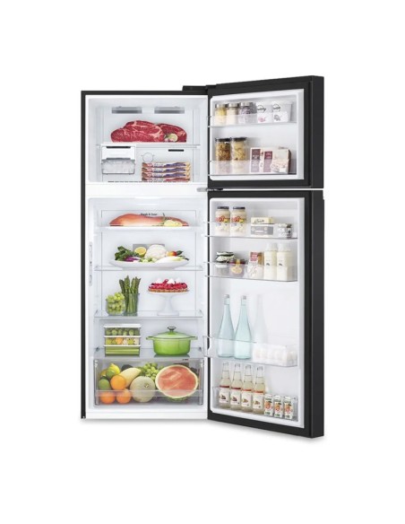 HELADERA LG NO FROST INVERTER VT40MPM NEGRA 395LT