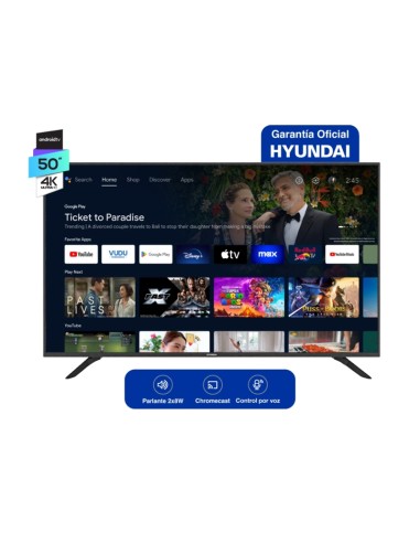 SMART TV HYUNDAI 50" HYLED-50UHD7A UHD 4K...