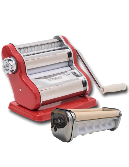 FÁBRICA DE PASTAS PASTANOVA ROJA + ACCESORIO RAVIOLERO