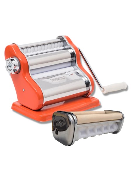 FÁBRICA DE PASTAS PASTANOVA NARANJA + ACCESORIO RAVIOLERO