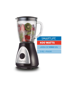 LICUADORA SMARTLIFE BL1008PN JARRA DE VIDRIO
