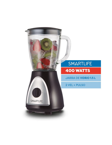 LICUADORA SMARTLIFE BL1008PN JARRA DE VIDRIO