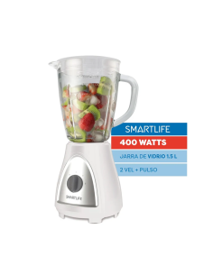 LICUADORA DE MESA SMARTLIFE BL1008W JARRA DE VIDRIO