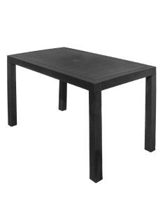 MESA DE JARDÍN GARDEN LIFE ANDORRA RATTAN 140x80