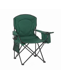 SILLÓN PLEGABLE CAMPING STEELHOME 92X54CM VERDE