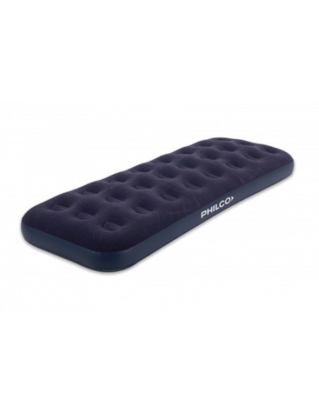 COLCHÓN INFLABLE PHILCO 1 PLAZA CON INFLADOR