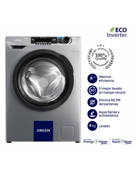 LAVARROPAS DREAN INVERTER LFDR1012SB AQUASENSE 10KG