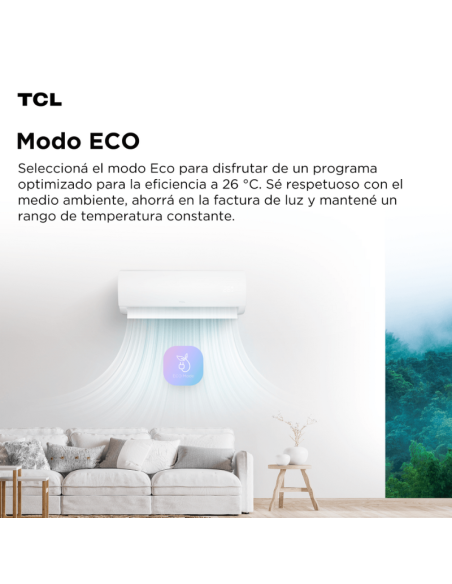 SPLIT ON/OFF TCL TACA-3350FCSD/EL5-SK FRÍO/CALOR 3300W