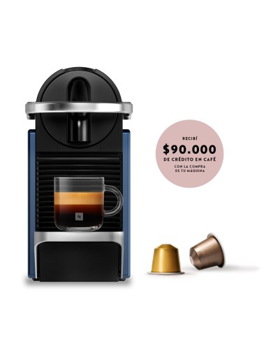 CAFETERA NESPRESSO PIXIE DARK BLUE