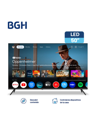 SMART TV BGH 50" B5026US6G 4K GOOGLE TV